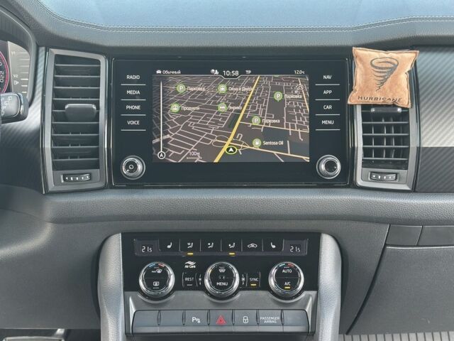 Черный Шкода Kodiaq, объемом двигателя 2 л и пробегом 72 тыс. км за 39000 $, фото 14 на Automoto.ua