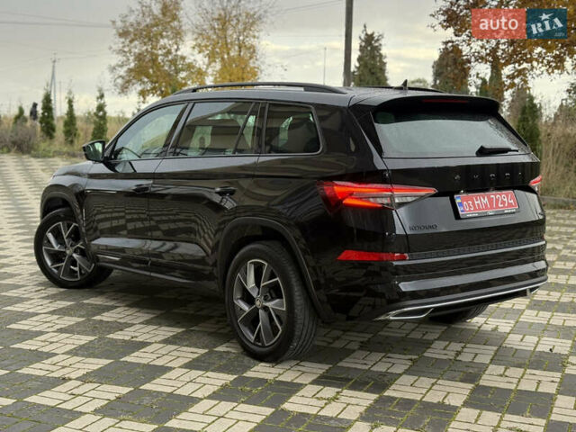Черный Шкода Kodiaq, объемом двигателя 2 л и пробегом 150 тыс. км за 39500 $, фото 4 на Automoto.ua
