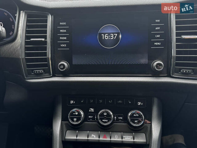 Черный Шкода Kodiaq, объемом двигателя 1.98 л и пробегом 54 тыс. км за 37600 $, фото 17 на Automoto.ua