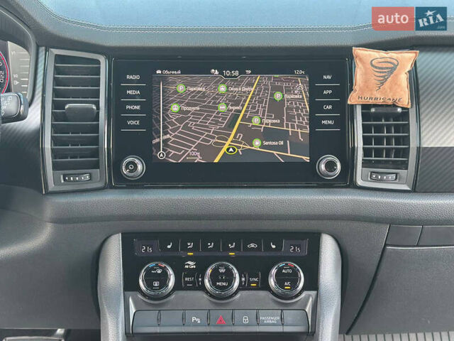 Черный Шкода Kodiaq, объемом двигателя 1.98 л и пробегом 72 тыс. км за 39000 $, фото 42 на Automoto.ua
