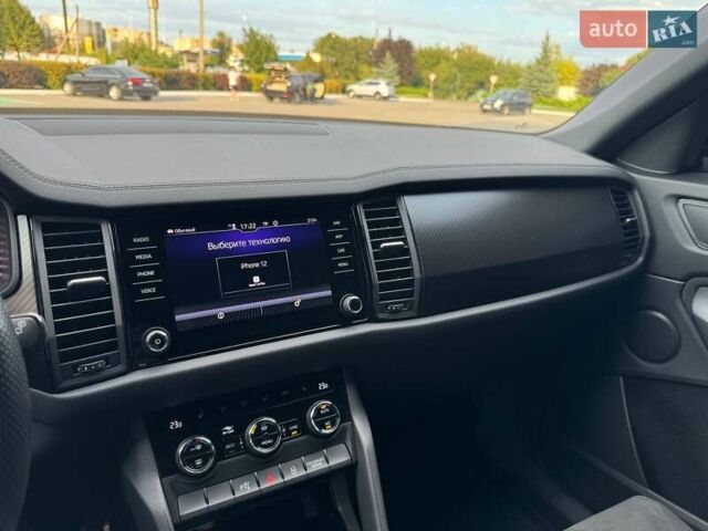 Чорний Шкода Kodiaq, об'ємом двигуна 1.98 л та пробігом 81 тис. км за 42500 $, фото 19 на Automoto.ua