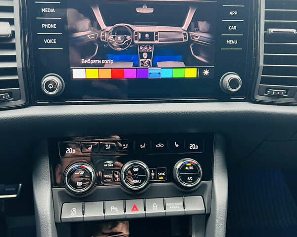 Чорний Шкода Kodiaq, об'ємом двигуна 1.97 л та пробігом 25 тис. км за 42500 $, фото 20 на Automoto.ua
