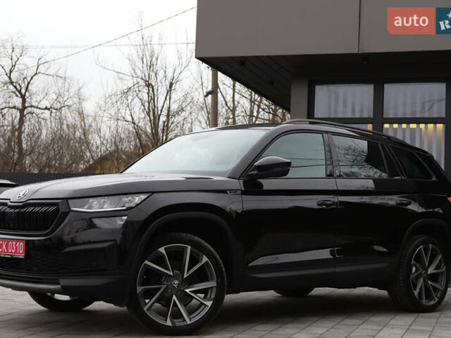 Черный Шкода Kodiaq, объемом двигателя 1.97 л и пробегом 50 тыс. км за 36899 $, фото 2 на Automoto.ua