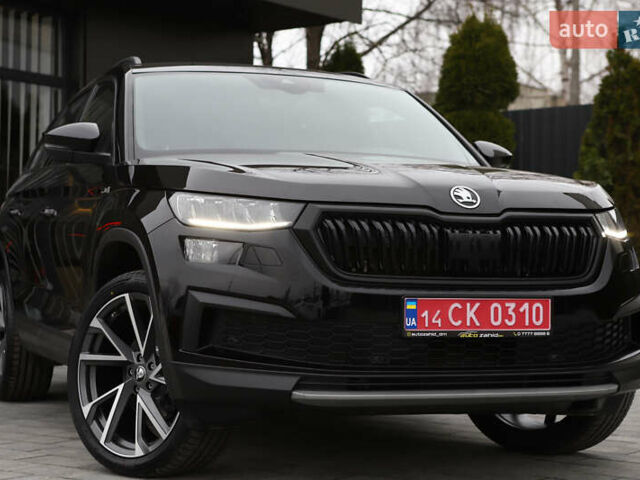 Черный Шкода Kodiaq, объемом двигателя 1.97 л и пробегом 50 тыс. км за 36899 $, фото 1 на Automoto.ua