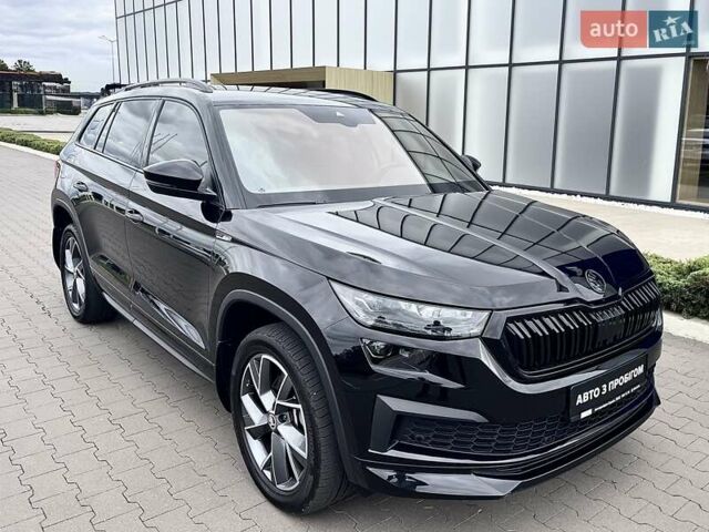 Черный Шкода Kodiaq, объемом двигателя 1.97 л и пробегом 22 тыс. км за 45500 $, фото 2 на Automoto.ua