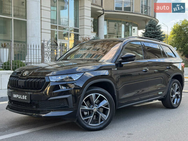 Черный Шкода Kodiaq, объемом двигателя 1.98 л и пробегом 62 тыс. км за 42500 $, фото 1 на Automoto.ua