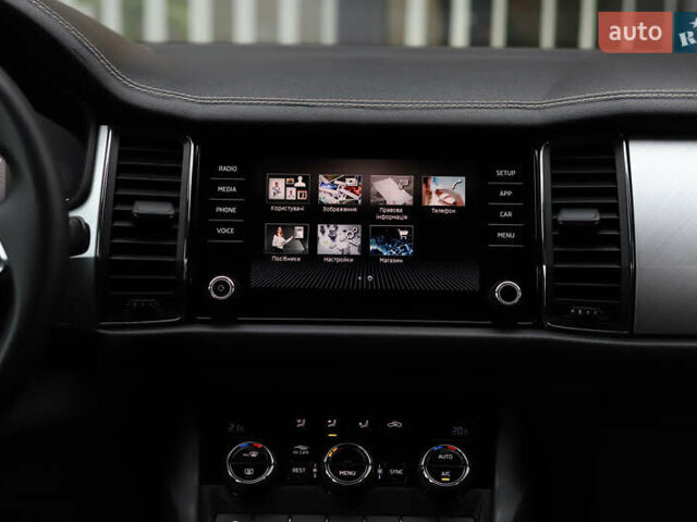 Черный Шкода Kodiaq, объемом двигателя 1.97 л и пробегом 50 тыс. км за 36899 $, фото 124 на Automoto.ua