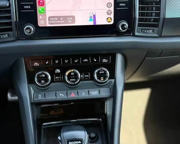 Черный Шкода Kodiaq, объемом двигателя 1.97 л и пробегом 78 тыс. км за 43500 $, фото 15 на Automoto.ua