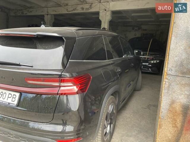 Черный Шкода Kodiaq, объемом двигателя 1.98 л и пробегом 5 тыс. км за 45000 $, фото 1 на Automoto.ua