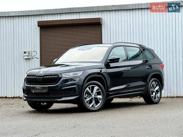 Черный Шкода Kodiaq, объемом двигателя 1.98 л и пробегом 92 тыс. км за 39999 $, фото 1 на Automoto.ua