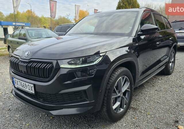 Черный Шкода Kodiaq, объемом двигателя 1.97 л и пробегом 91 тыс. км за 39900 $, фото 5 на Automoto.ua