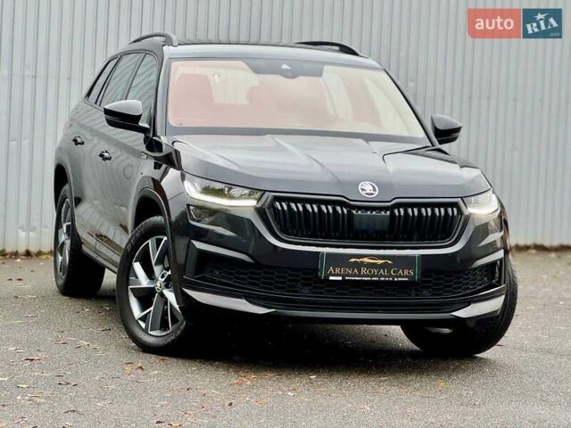 Черный Шкода Kodiaq, объемом двигателя 1.98 л и пробегом 92 тыс. км за 39999 $, фото 2 на Automoto.ua