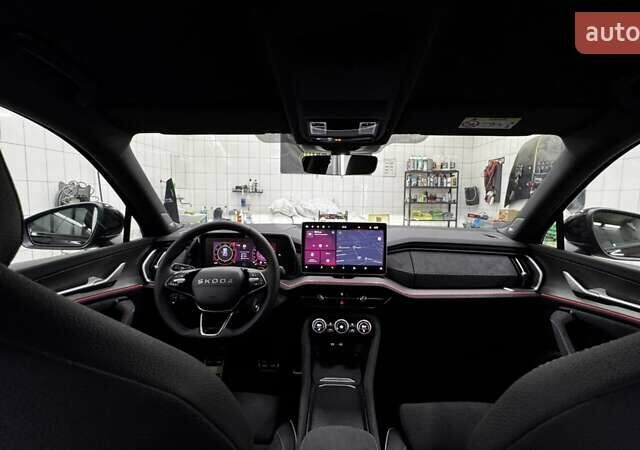 Черный Шкода Kodiaq, объемом двигателя 1.98 л и пробегом 1 тыс. км за 50000 $, фото 14 на Automoto.ua