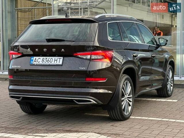 Коричневий Шкода Kodiaq, об'ємом двигуна 1.98 л та пробігом 94 тис. км за 30151 $, фото 7 на Automoto.ua