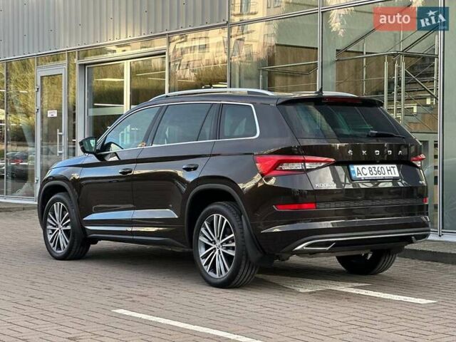 Коричневий Шкода Kodiaq, об'ємом двигуна 1.98 л та пробігом 94 тис. км за 30151 $, фото 3 на Automoto.ua