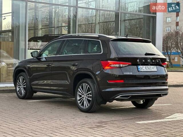 Коричневий Шкода Kodiaq, об'ємом двигуна 1.98 л та пробігом 94 тис. км за 30151 $, фото 6 на Automoto.ua