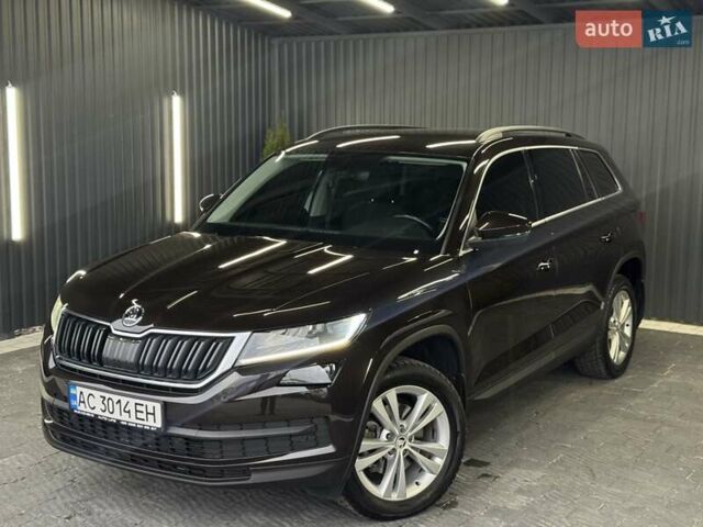 Коричневый Шкода Kodiaq, объемом двигателя 1.97 л и пробегом 101 тыс. км за 31499 $, фото 1 на Automoto.ua