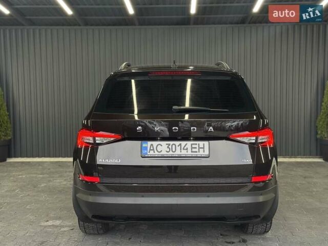 Коричневый Шкода Kodiaq, объемом двигателя 1.97 л и пробегом 101 тыс. км за 31499 $, фото 8 на Automoto.ua