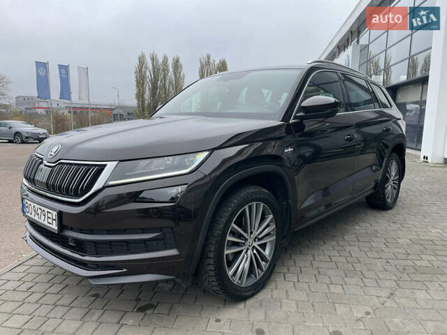 Коричневый Шкода Kodiaq, объемом двигателя 1.97 л и пробегом 74 тыс. км за 37900 $, фото 7 на Automoto.ua