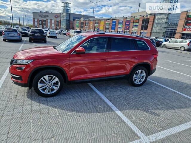 Красный Шкода Kodiaq, объемом двигателя 1.97 л и пробегом 97 тыс. км за 32000 $, фото 18 на Automoto.ua