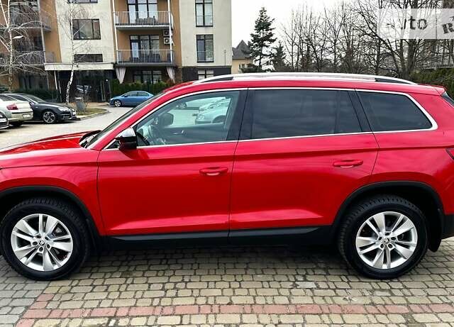 Червоний Шкода Kodiaq, об'ємом двигуна 1.97 л та пробігом 190 тис. км за 23500 $, фото 5 на Automoto.ua