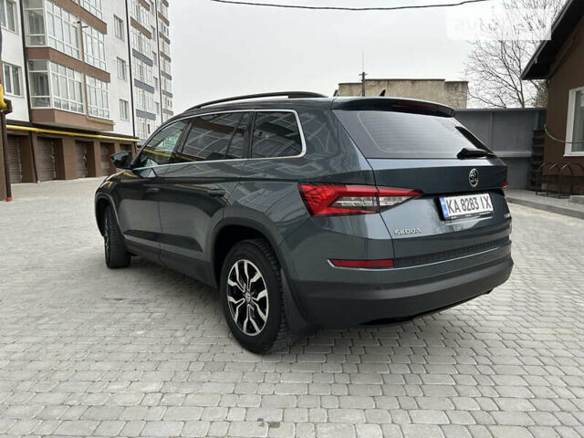 Серый Шкода Kodiaq, объемом двигателя 2 л и пробегом 122 тыс. км за 26499 $, фото 7 на Automoto.ua