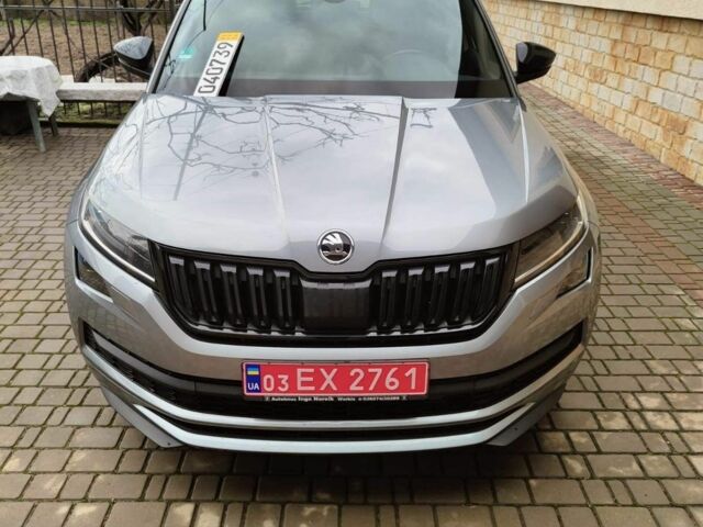 Серый Шкода Kodiaq, объемом двигателя 2 л и пробегом 245 тыс. км за 28500 $, фото 1 на Automoto.ua