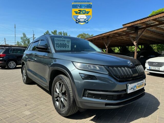 Серый Шкода Kodiaq, объемом двигателя 2 л и пробегом 77 тыс. км за 30550 $, фото 5 на Automoto.ua