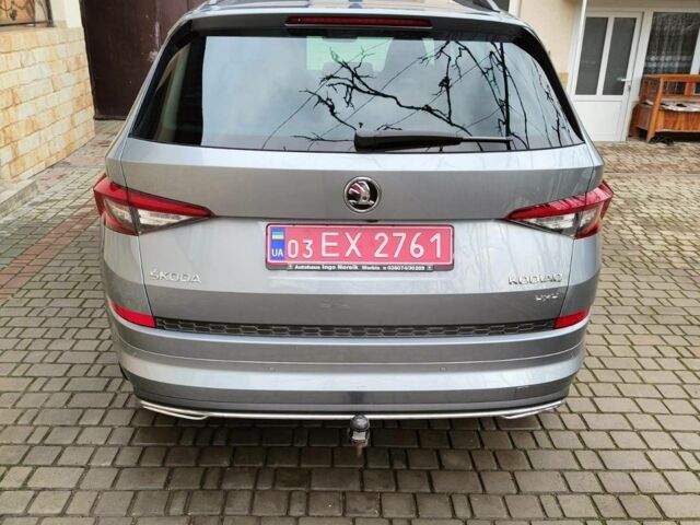 Серый Шкода Kodiaq, объемом двигателя 2 л и пробегом 245 тыс. км за 28500 $, фото 2 на Automoto.ua
