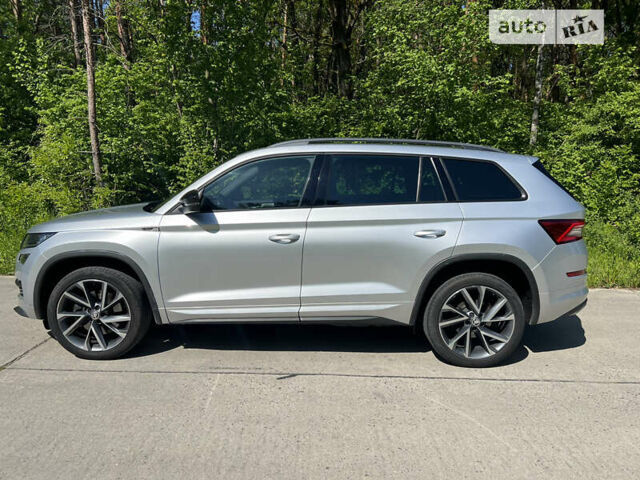 Серый Шкода Kodiaq, объемом двигателя 2 л и пробегом 197 тыс. км за 27400 $, фото 6 на Automoto.ua