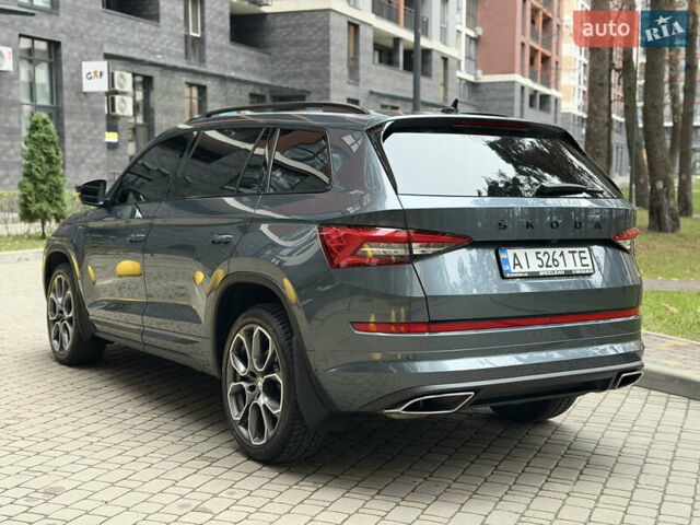 Серый Шкода Kodiaq, объемом двигателя 2 л и пробегом 210 тыс. км за 31500 $, фото 6 на Automoto.ua