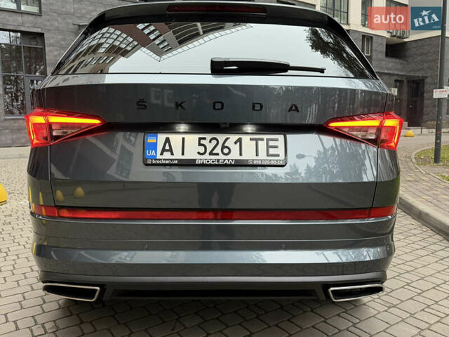 Серый Шкода Kodiaq, объемом двигателя 2 л и пробегом 210 тыс. км за 31500 $, фото 18 на Automoto.ua