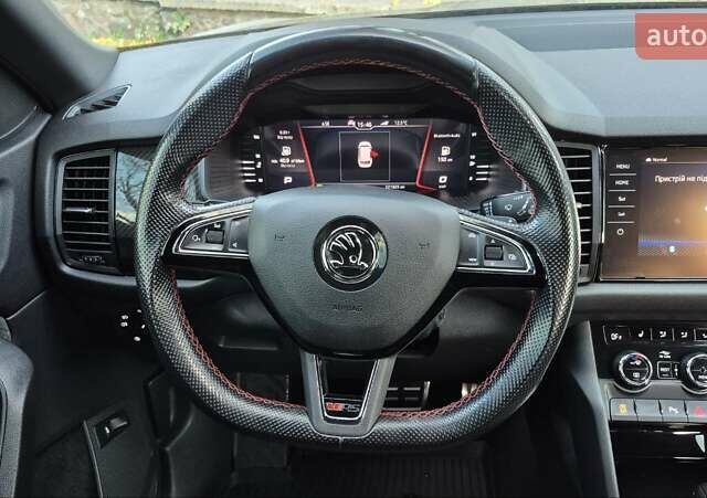Серый Шкода Kodiaq, объемом двигателя 1.97 л и пробегом 222 тыс. км за 35700 $, фото 22 на Automoto.ua