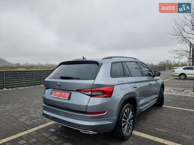 Сірий Шкода Kodiaq, об'ємом двигуна 1.97 л та пробігом 209 тис. км за 28900 $, фото 12 на Automoto.ua