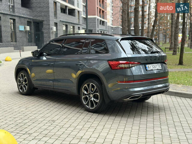 Серый Шкода Kodiaq, объемом двигателя 2 л и пробегом 210 тыс. км за 31500 $, фото 7 на Automoto.ua