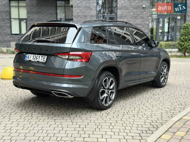 Серый Шкода Kodiaq, объемом двигателя 2 л и пробегом 210 тыс. км за 31500 $, фото 3 на Automoto.ua