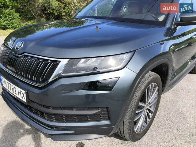 Серый Шкода Kodiaq, объемом двигателя 1.97 л и пробегом 225 тыс. км за 33500 $, фото 15 на Automoto.ua