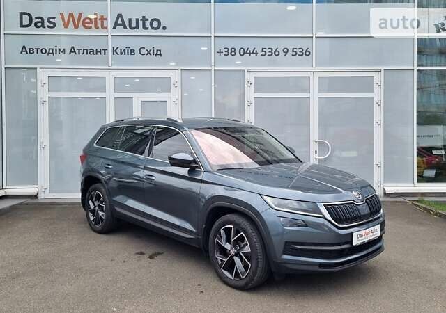 Серый Шкода Kodiaq, объемом двигателя 1.98 л и пробегом 67 тыс. км за 37000 $, фото 2 на Automoto.ua