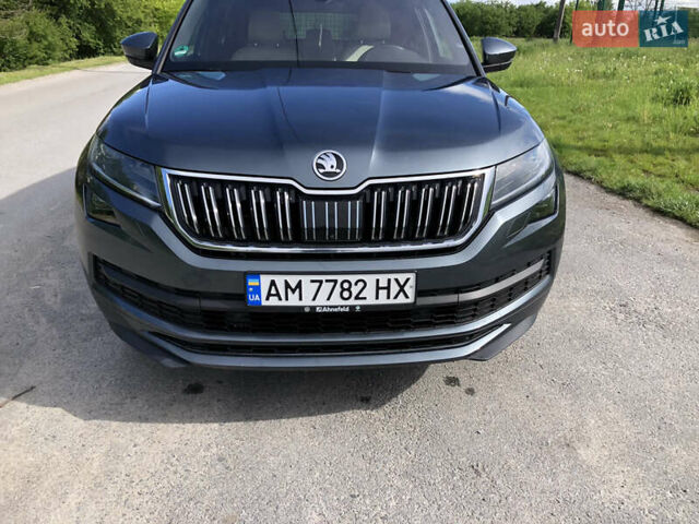 Серый Шкода Kodiaq, объемом двигателя 1.97 л и пробегом 225 тыс. км за 33500 $, фото 1 на Automoto.ua