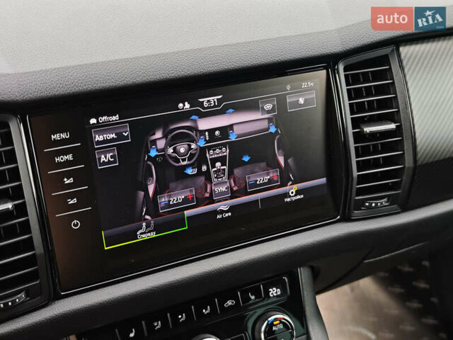 Серый Шкода Kodiaq, объемом двигателя 2 л и пробегом 188 тыс. км за 35499 $, фото 50 на Automoto.ua