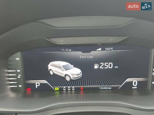 Серый Шкода Kodiaq, объемом двигателя 2 л и пробегом 135 тыс. км за 26900 $, фото 25 на Automoto.ua