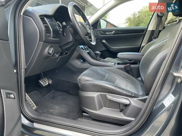 Серый Шкода Kodiaq, объемом двигателя 1.98 л и пробегом 70 тыс. км за 31500 $, фото 12 на Automoto.ua