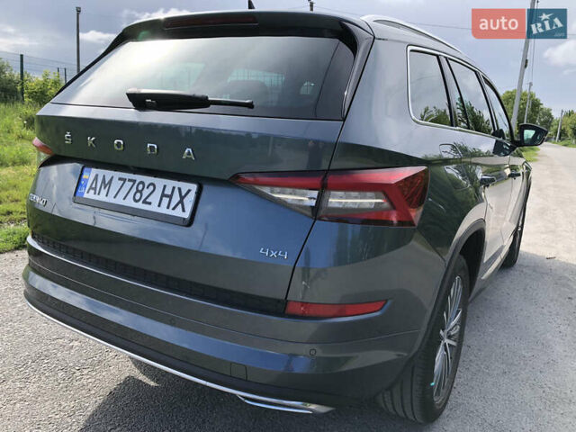 Серый Шкода Kodiaq, объемом двигателя 1.97 л и пробегом 225 тыс. км за 33500 $, фото 10 на Automoto.ua