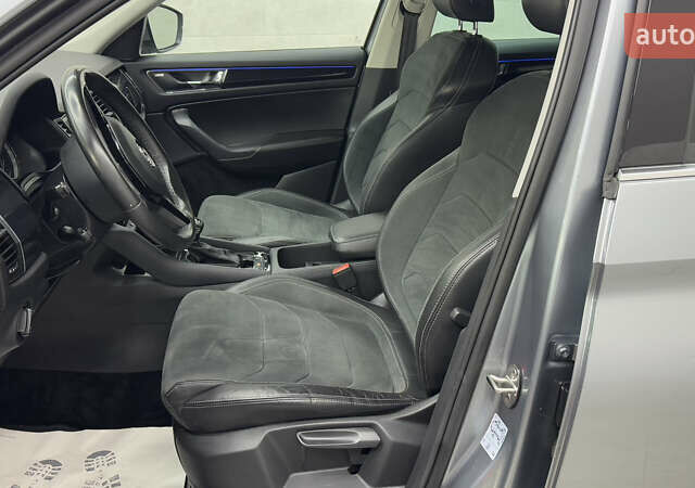 Серый Шкода Kodiaq, объемом двигателя 1.97 л и пробегом 160 тыс. км за 30474 $, фото 12 на Automoto.ua