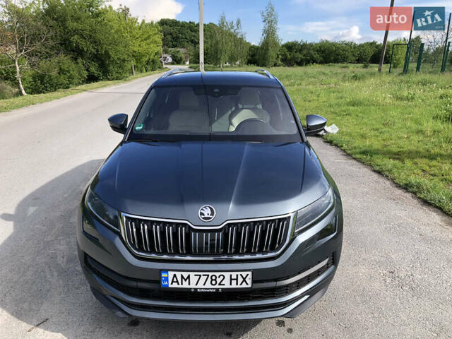 Серый Шкода Kodiaq, объемом двигателя 1.97 л и пробегом 225 тыс. км за 33500 $, фото 2 на Automoto.ua