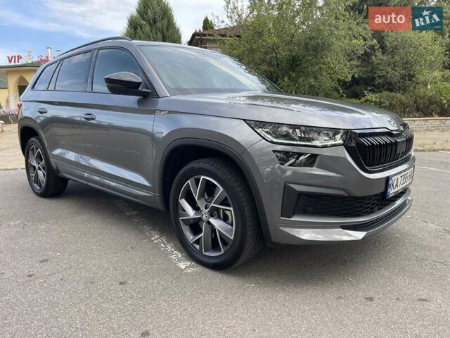 Серый Шкода Kodiaq, объемом двигателя 1.98 л и пробегом 74 тыс. км за 36000 $, фото 15 на Automoto.ua