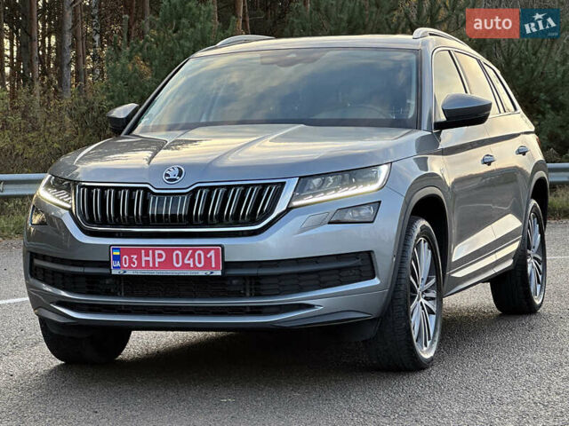 Серый Шкода Kodiaq, объемом двигателя 2 л и пробегом 181 тыс. км за 35399 $, фото 6 на Automoto.ua