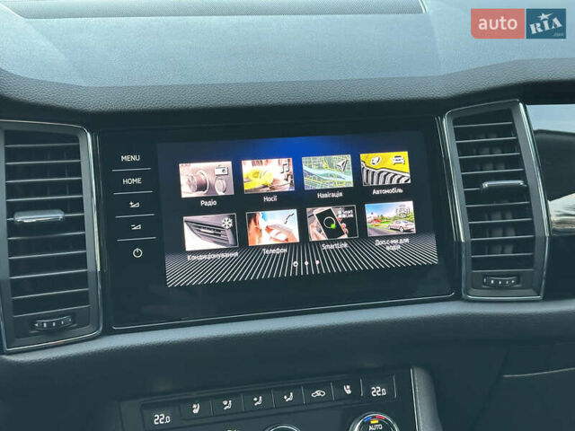 Серый Шкода Kodiaq, объемом двигателя 2 л и пробегом 181 тыс. км за 35399 $, фото 128 на Automoto.ua