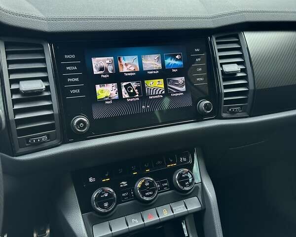 Сірий Шкода Kodiaq, об'ємом двигуна 1.98 л та пробігом 27 тис. км за 38900 $, фото 28 на Automoto.ua