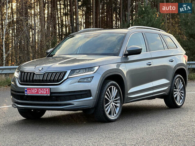 Серый Шкода Kodiaq, объемом двигателя 2 л и пробегом 181 тыс. км за 35399 $, фото 8 на Automoto.ua